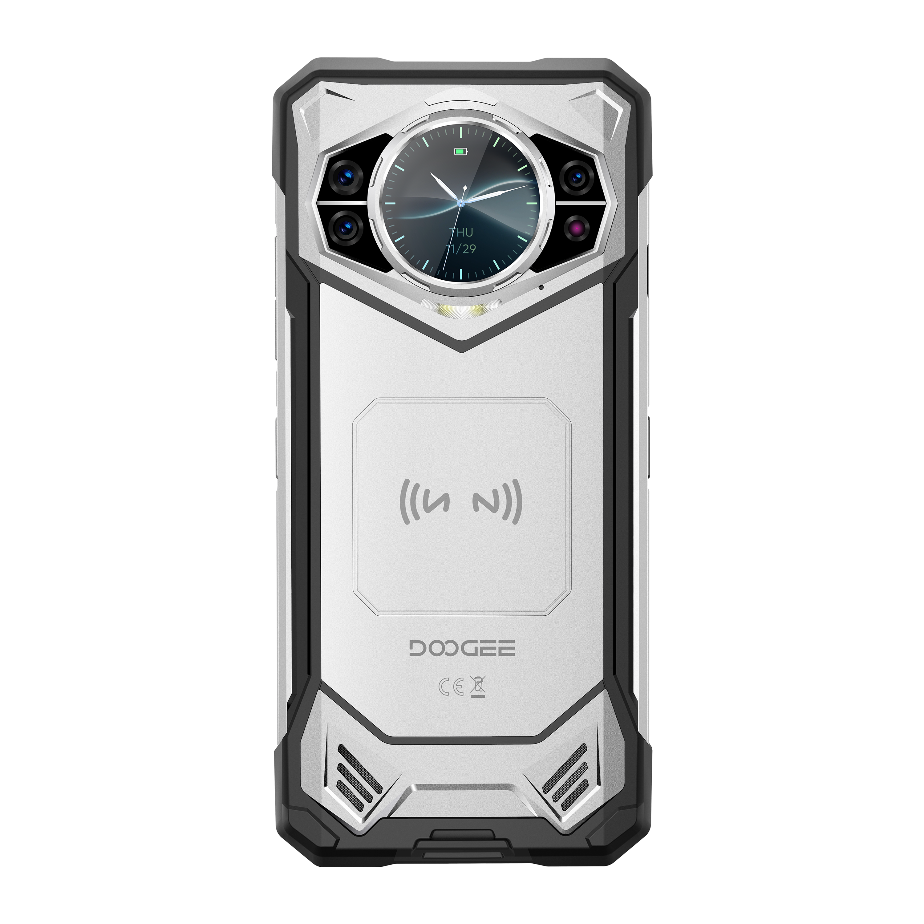 DOOGEE S200 teléfono resistente de 1,32" con pantalla dual, 10100 mAh y 5G