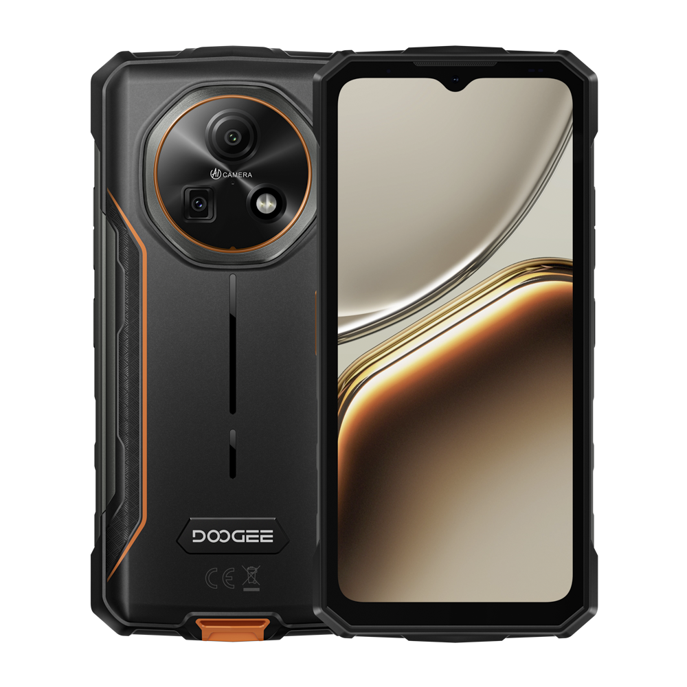 DOOGEE Fire 5 Unbreakable Mobile Phone 13000mAh Android 15 Rugged Smartphone