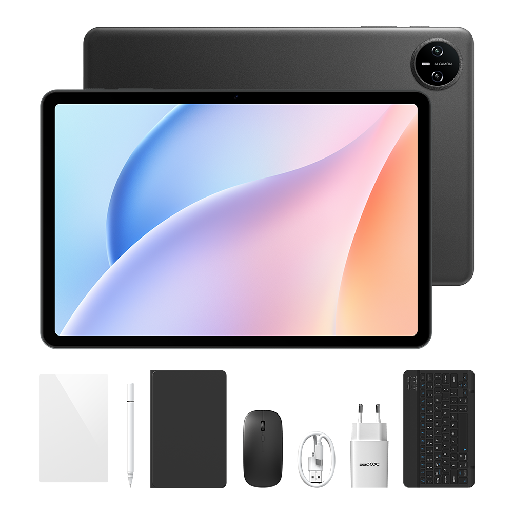 DOOGEE Tab A9 Pro Tableta Unisoc T310 de 20 GB + 128 GB, 10,1 pulgadas, 6580 mAh, Android 15