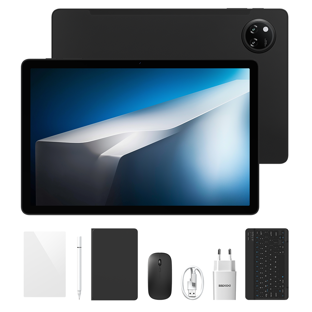 DOOGEE Tab A9 Pro+ Tableta Unisoc T7200 de 30 GB + 128 GB, 11 pulgadas, 8580 mAh, Android 15